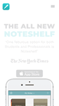 Mobile Screenshot of noteshelf.net